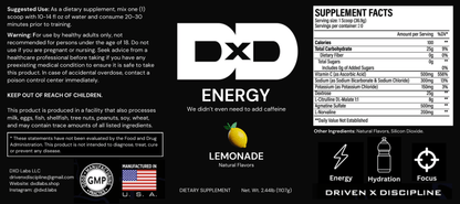 DXD ENERGY (backorder)
